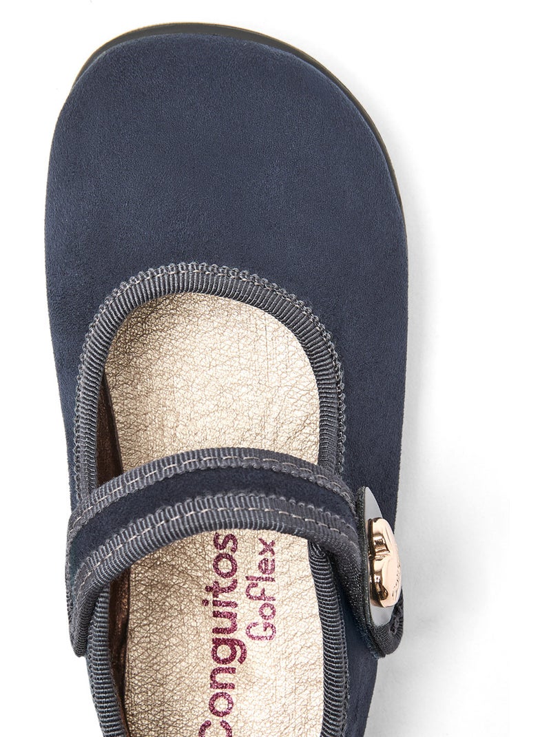 Sapatos com tira conguitos barefoot goflex Azul-marinho - Kiabi