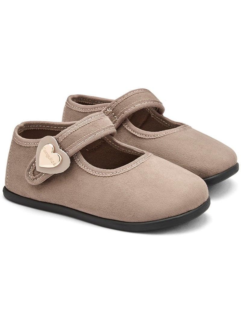 Sapatos com tira conguitos barefoot goflex Castanho-claro - Kiabi