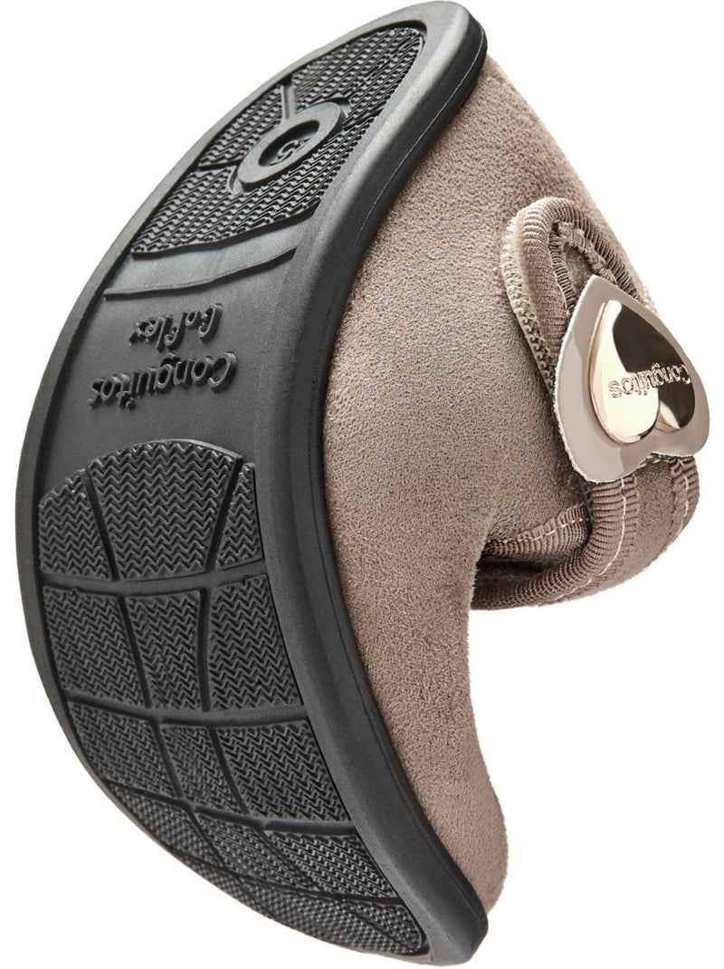Sapatos com tira conguitos barefoot goflex Castanho-claro - Kiabi