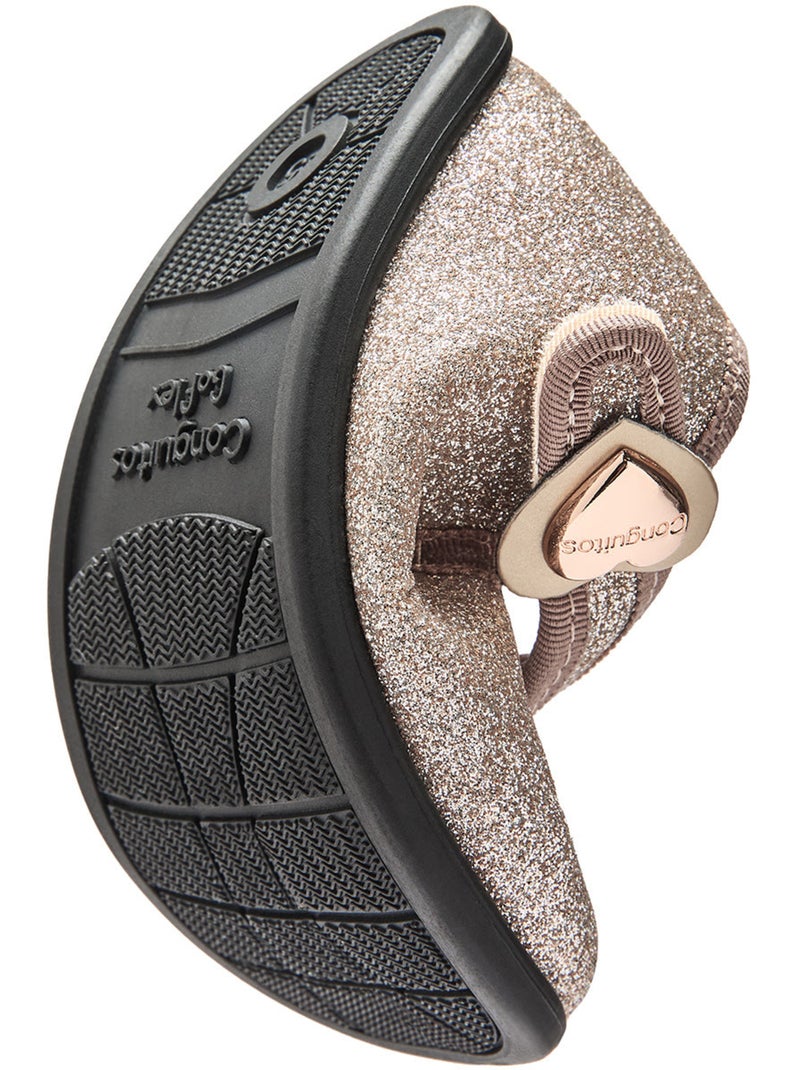 Sapatos com tira conguitos barefoot goflex Ouro - Kiabi