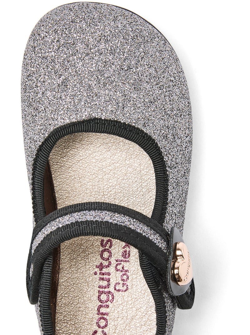 Sapatos com tira conguitos barefoot goflex Prata - Kiabi