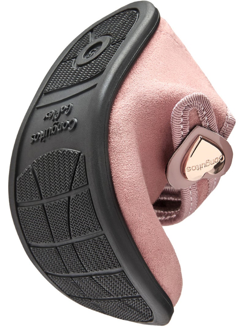 Sapatos com tira conguitos barefoot goflex Rosa - Kiabi