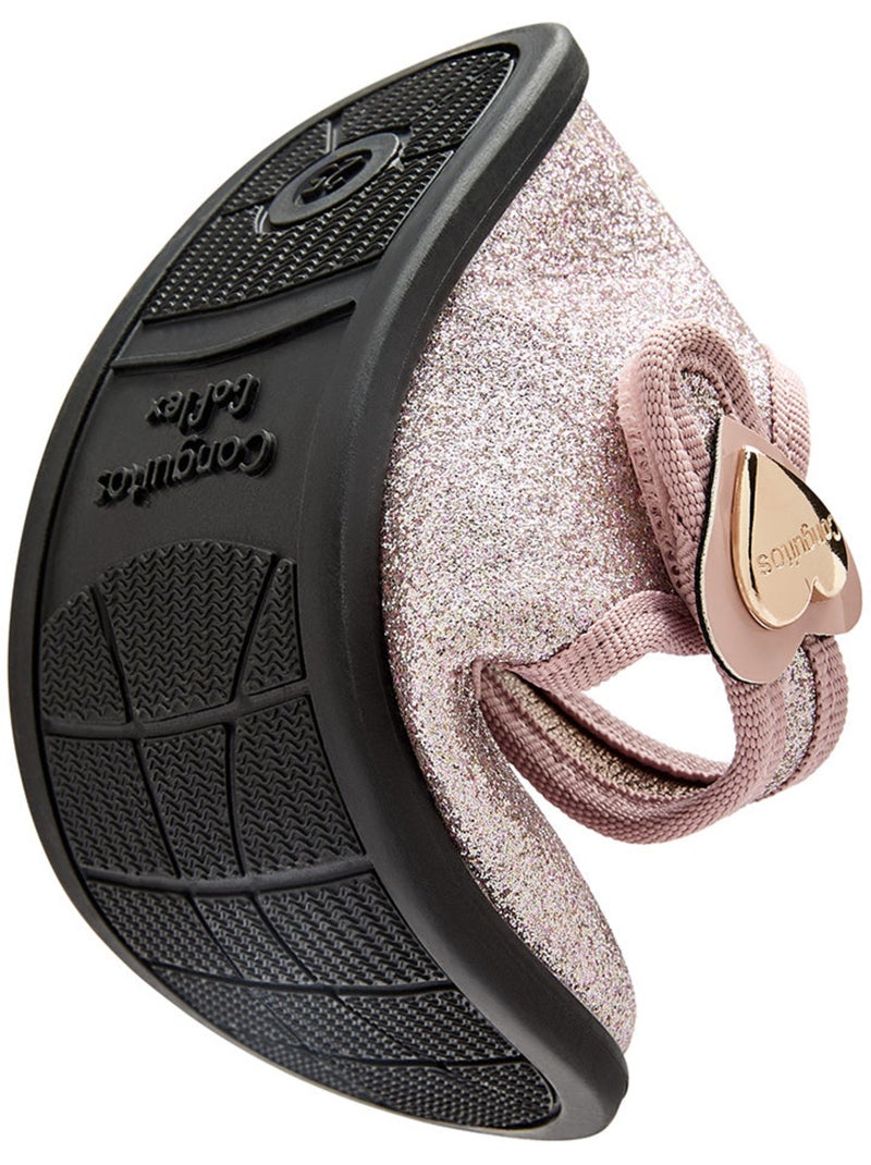 Sapatos com tira conguitos barefoot goflex Rosa - Kiabi