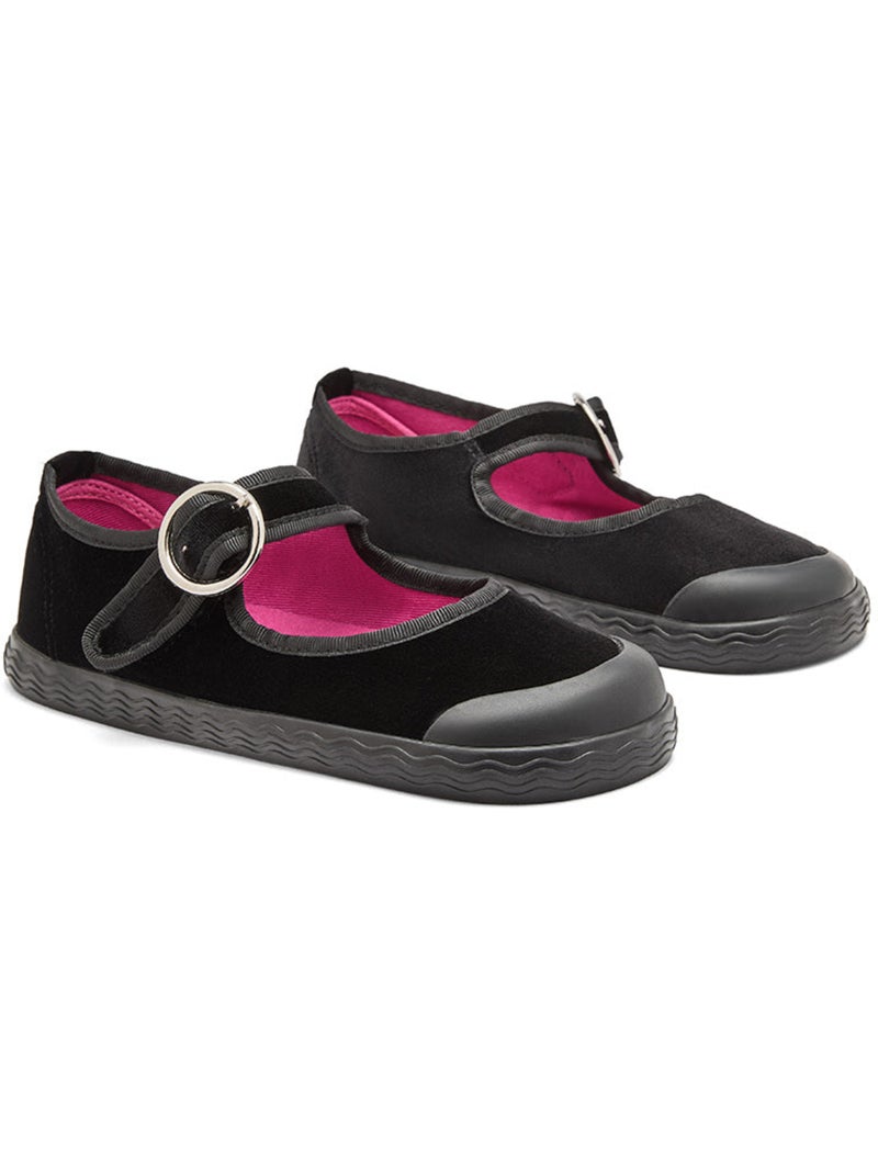 Sapatos com tira conguitos barefoot Preto Preto - Kiabi