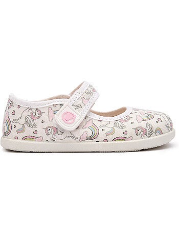 Sapatos com tira conguitos unicornio respetuosas