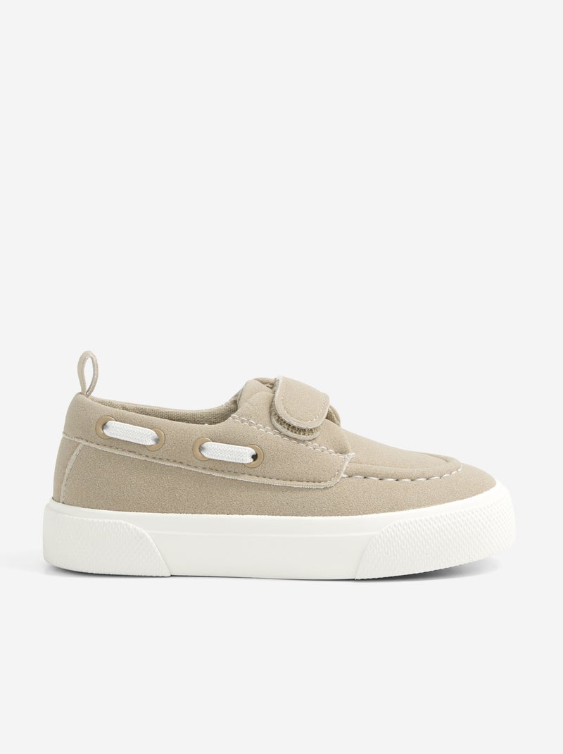 Sapatos de barco Bege - Kiabi