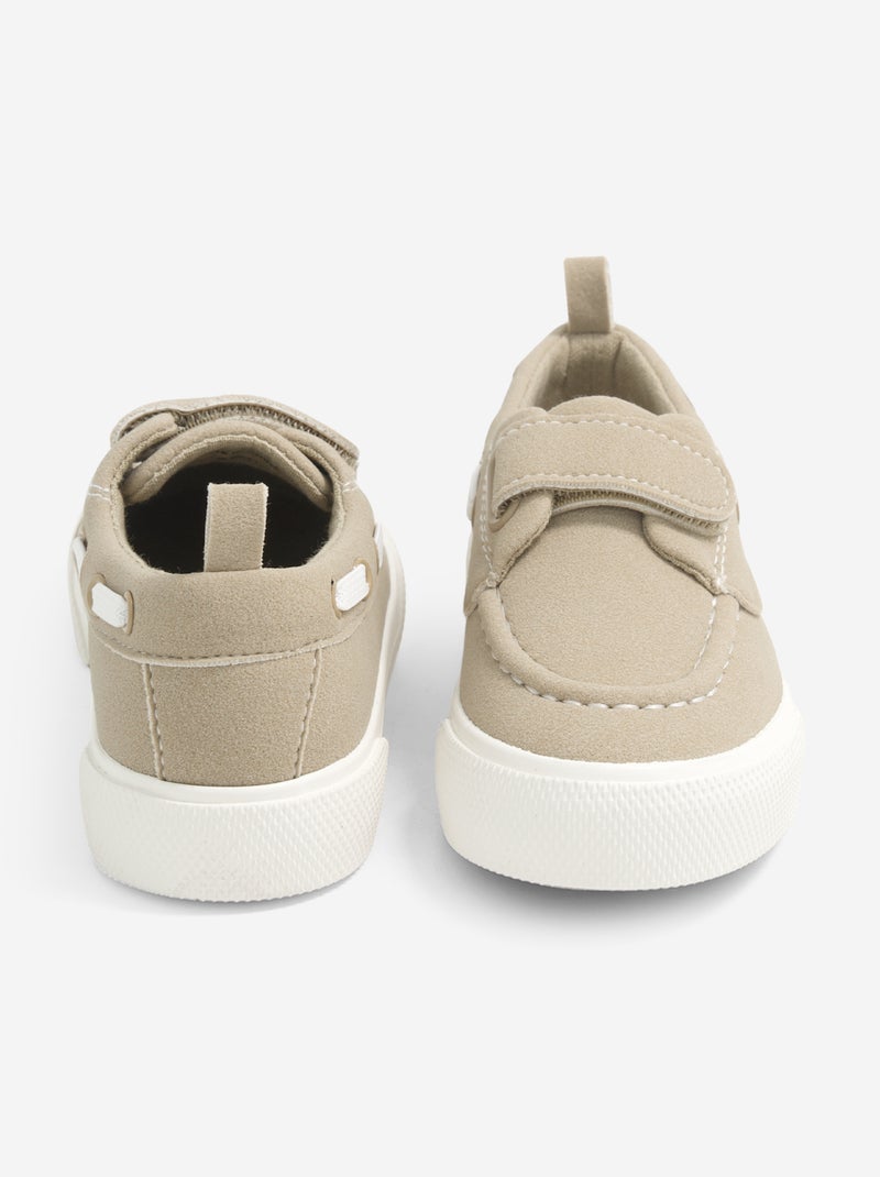 Sapatos de barco Bege - Kiabi