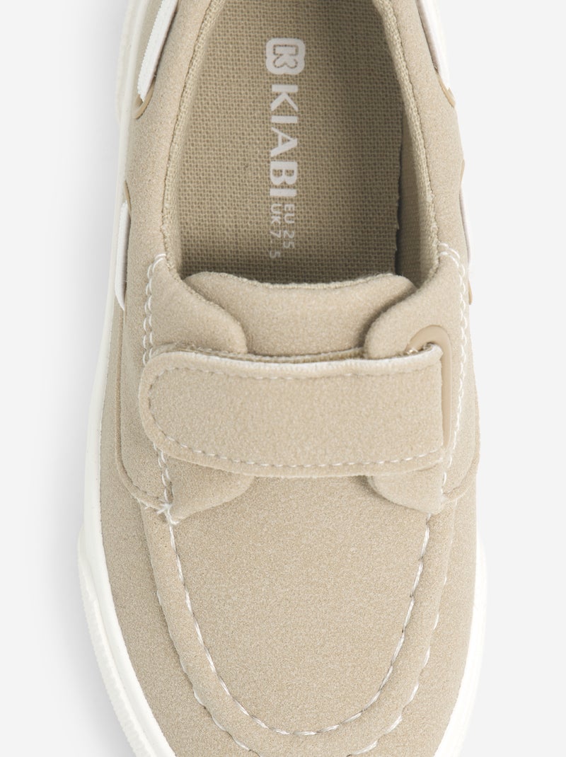 Sapatos de barco Bege - Kiabi