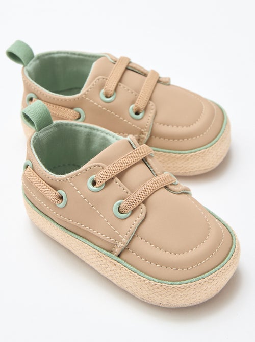 Sapatos de barco em imitação de couro - Kiabi