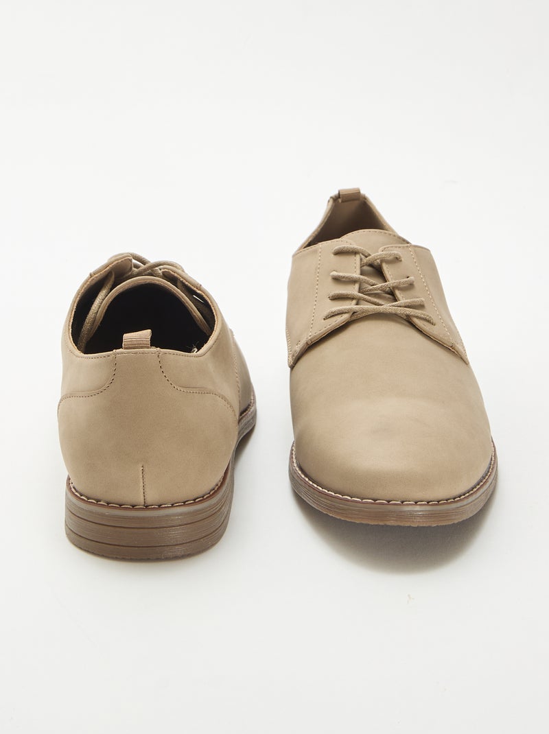 Sapatos de cidade Bege - Kiabi