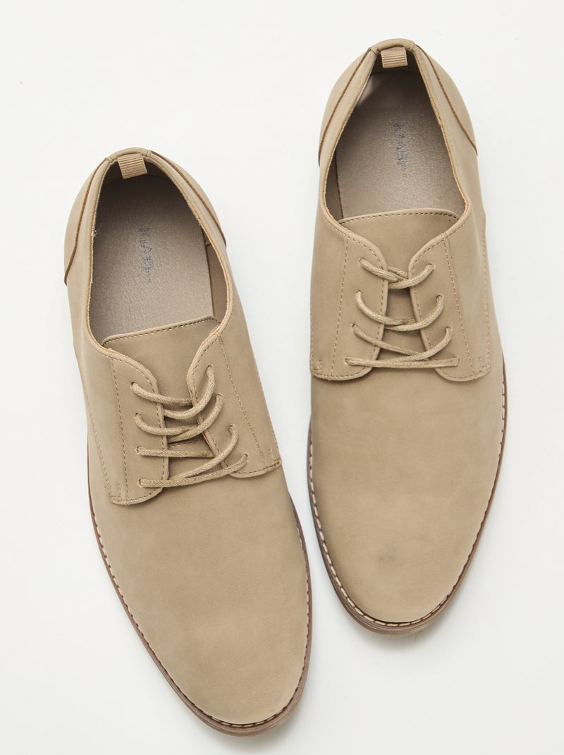 Sapatos de cidade Bege - Kiabi