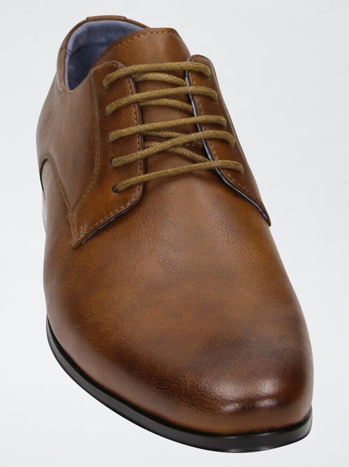 Sapatos de cidade em imitação de pele - Kiabi