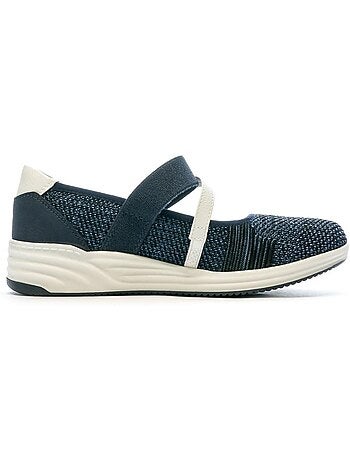 Sapatos de cidade femininos relife haol azul marinho