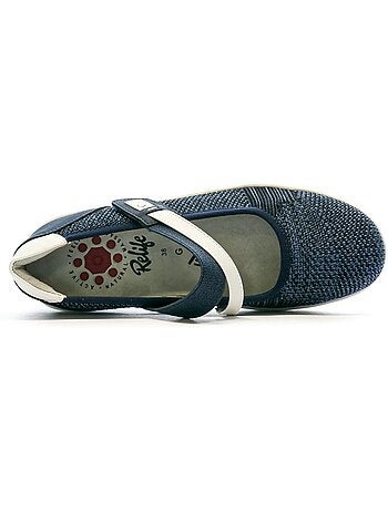 Sapatos de cidade femininos relife haol azul marinho