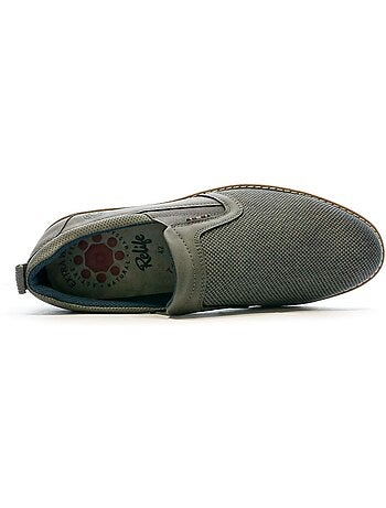 Sapatos de cidade masculinos relife lasigno cinzentos