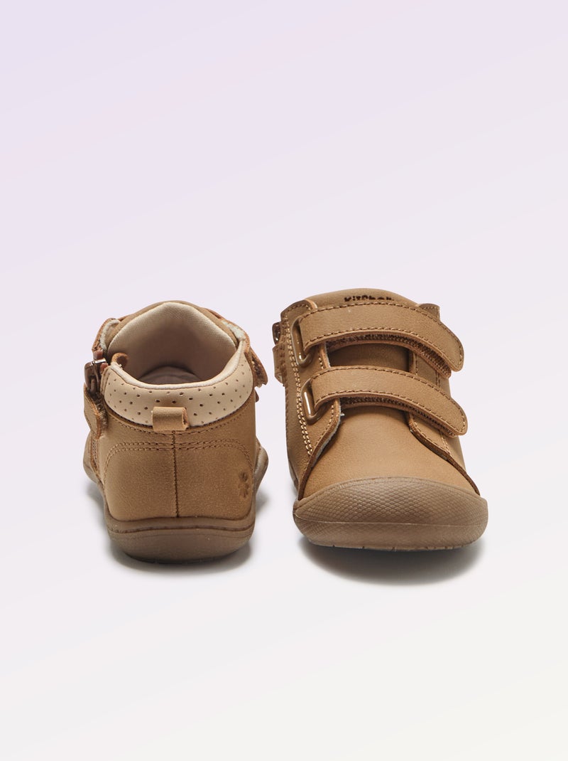 Sapatos de motricidade 3 'Primeiros Passos' - Kitchoun Castanho - Kiabi