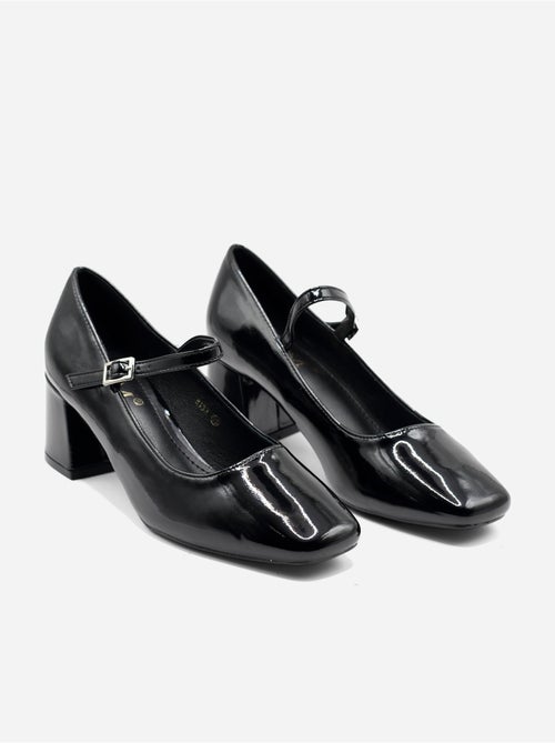 Sapatos de salto alto com tira e fivela - Kiabi Sapatos de salto alto com tira e fivela - Kiabi