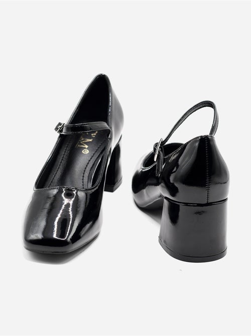 Sapatos de salto alto com tira e fivela - Kiabi Sapatos de salto alto com tira e fivela - Kiabi