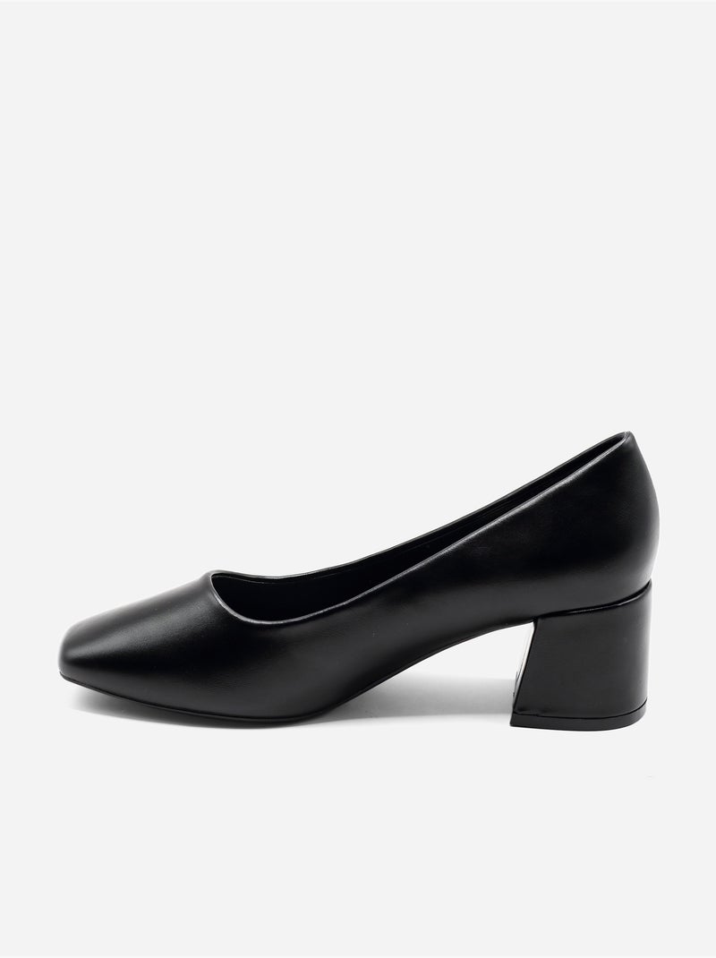Sapatos de salto alto de calçar Preto - Kiabi