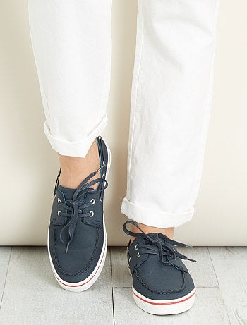 Sapatos de vela em pele sintética - Kiabi