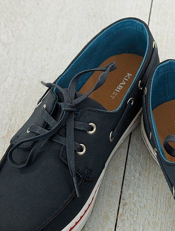 Sapatos de vela em pele sintética - Kiabi