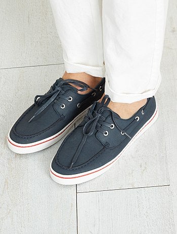 Sapatos de vela em pele sintética - Kiabi