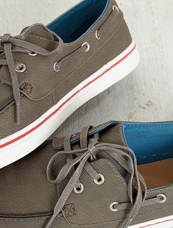 Sapatos de vela em pele sintética - Kiabi