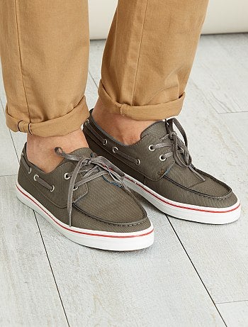 Sapatos de vela em pele sintética - Kiabi