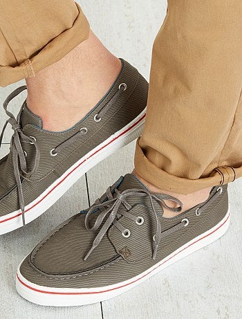 Sapatos de vela em pele sintética - Kiabi