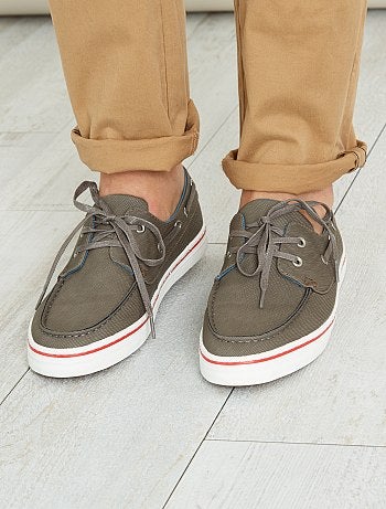 Sapatos de vela em pele sintética - Kiabi