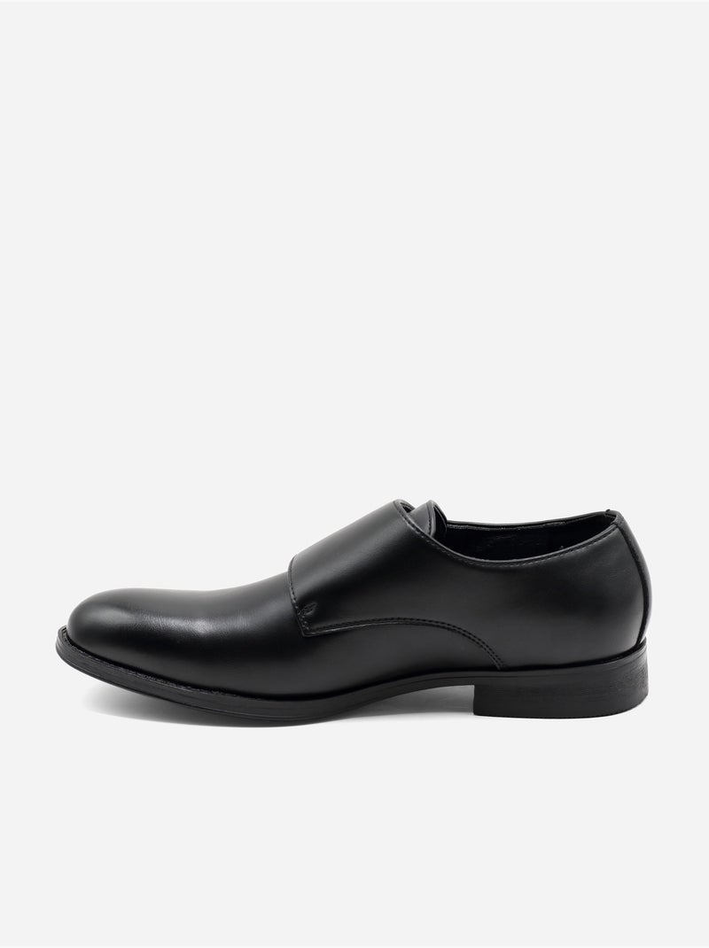 Sapatos derby com fivelas Preto - Kiabi