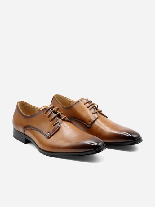 Sapatos derby em pele - Uomo - Kiabi Sapatos derby em pele - Uomo - Kiabi