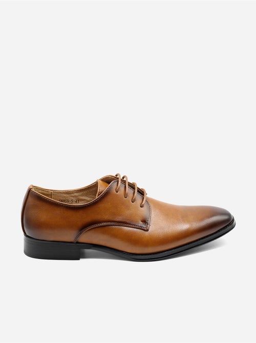 Sapatos derby em pele - Uomo - Kiabi Sapatos derby em pele - Uomo - Kiabi