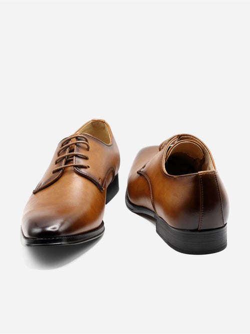 Sapatos derby em pele - Uomo - Kiabi Sapatos derby em pele - Uomo - Kiabi