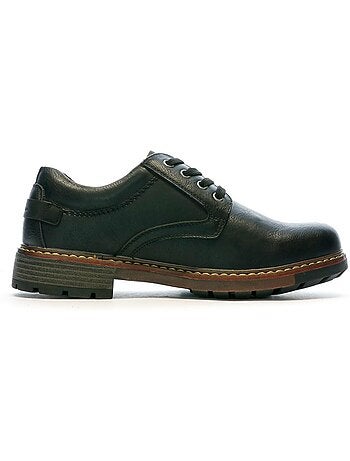 Sapatos derby pretos masculinos relife vigorde