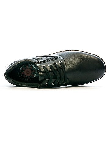 Sapatos derby pretos masculinos relife vigorde