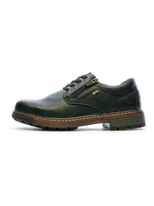 Sapatos derby pretos masculinos relife vigorde - Kiabi
