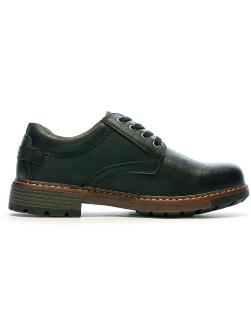 Sapatos derby pretos masculinos relife vigorde - Kiabi