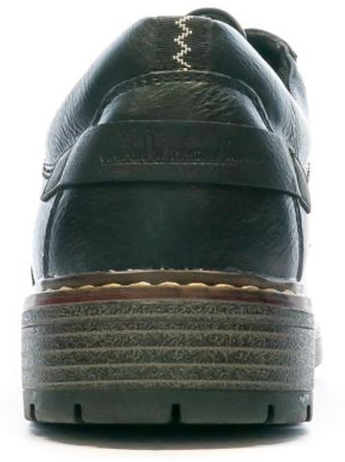 Sapatos derby pretos masculinos relife vigorde - Kiabi
