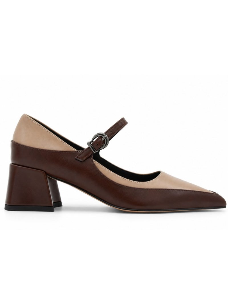 Sapatos material sintético montevita Castanho - Kiabi