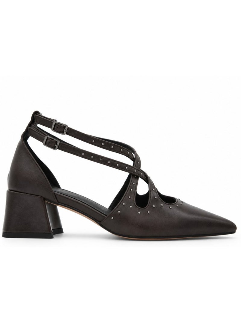 Sapatos material sintético montevita Castanho - Kiabi