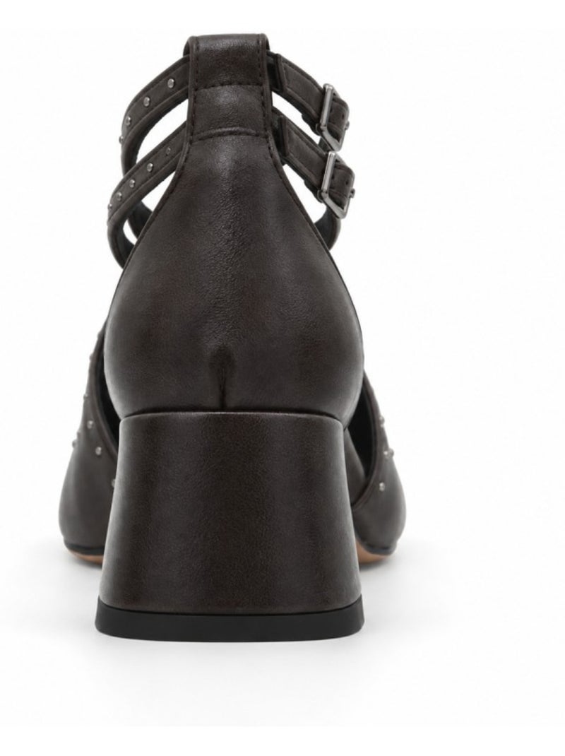 Sapatos material sintético montevita Castanho - Kiabi