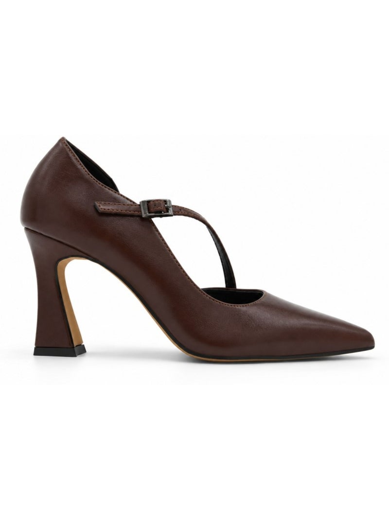 Sapatos material sintético montevita Castanho - Kiabi