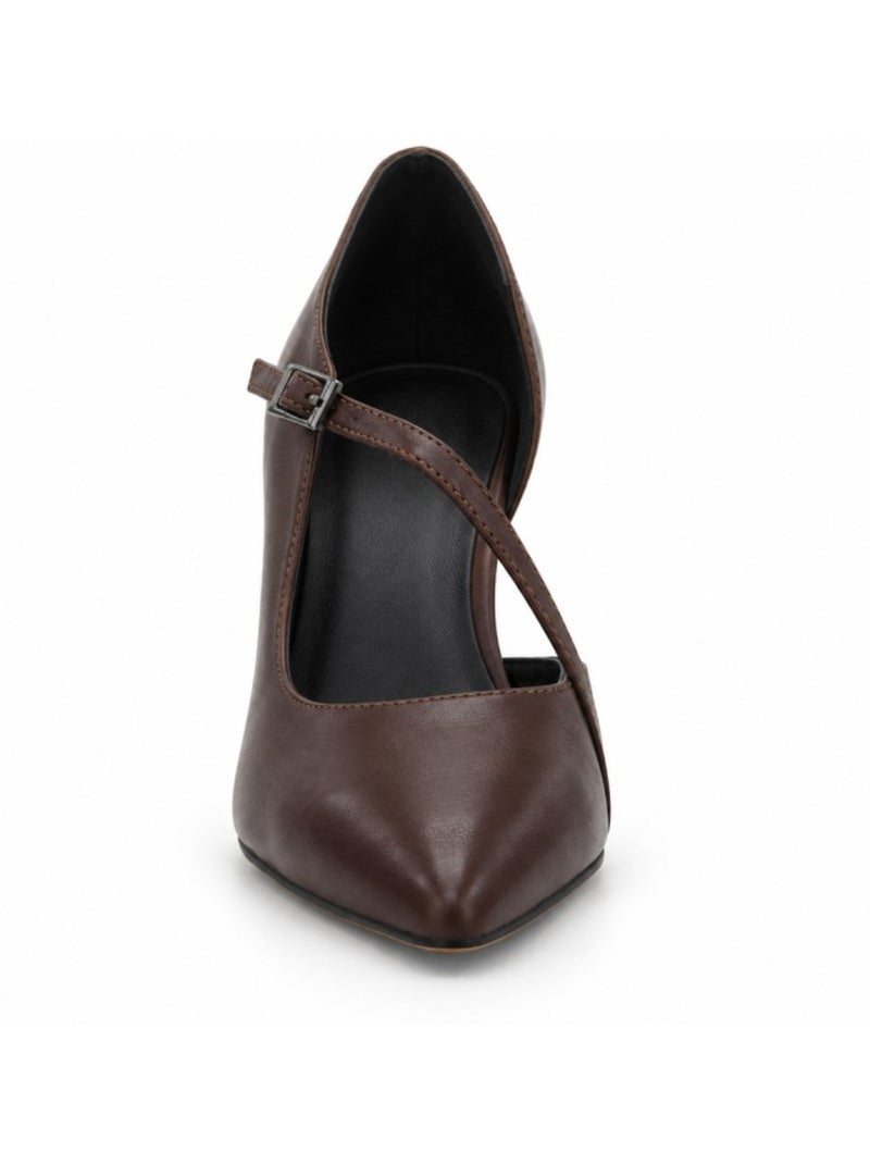 Sapatos material sintético montevita Castanho - Kiabi