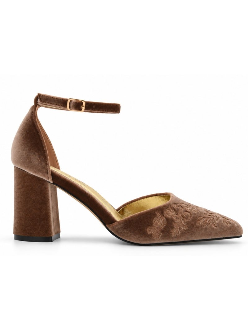 Sapatos material sintético montevita Castanho - Kiabi