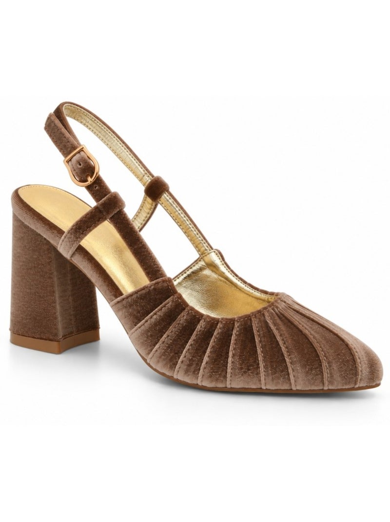 Sapatos material sintético montevita Castanho - Kiabi