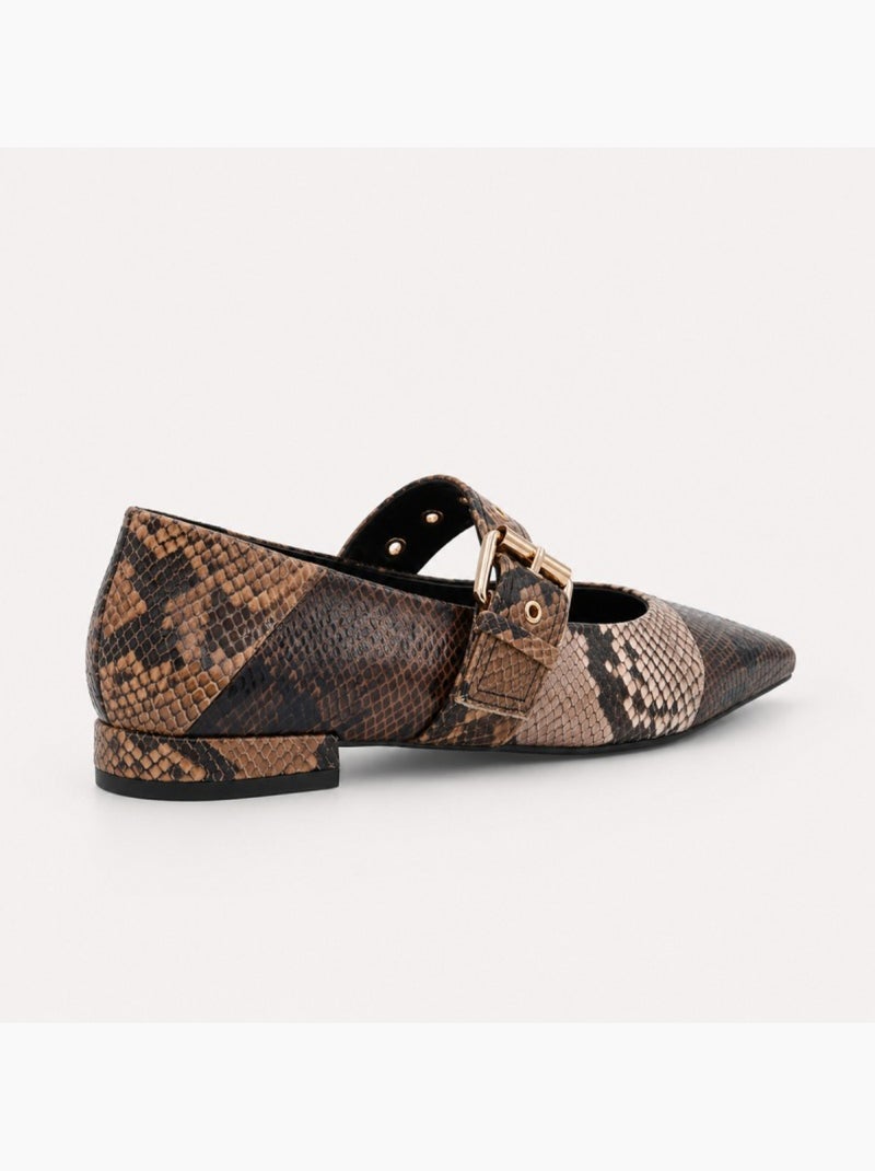Sapatos material sintético montevita Castanho - Kiabi