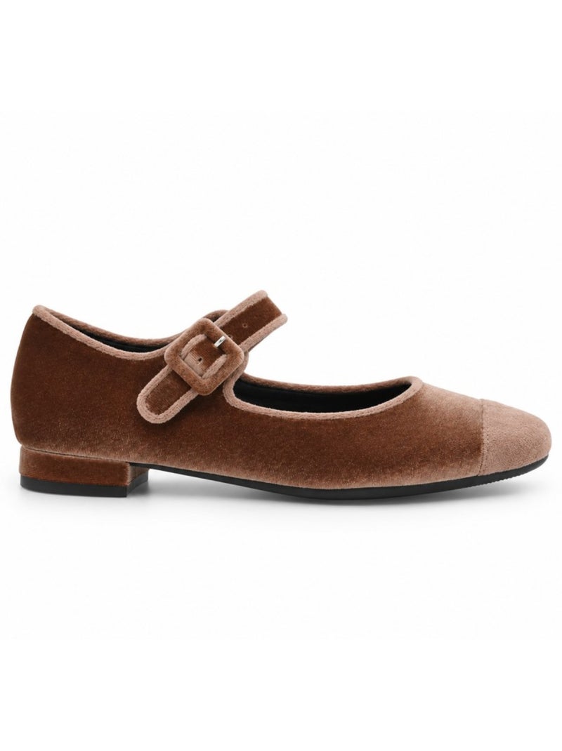 Sapatos material sintético montevita Castanho - Kiabi