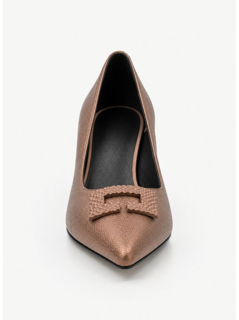 Sapatos material sintético montevita Dourado/Ouro - Kiabi
