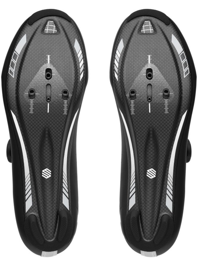 Sapatos para ciclismo de estrada Preto - Kiabi